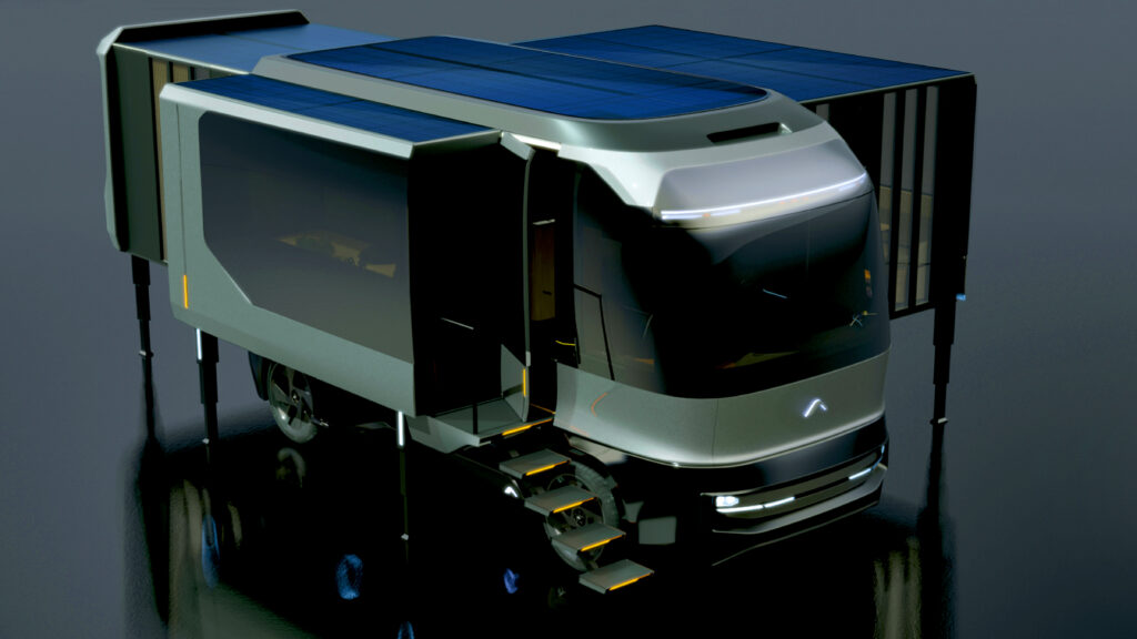 Pininfarina electric tansformer house