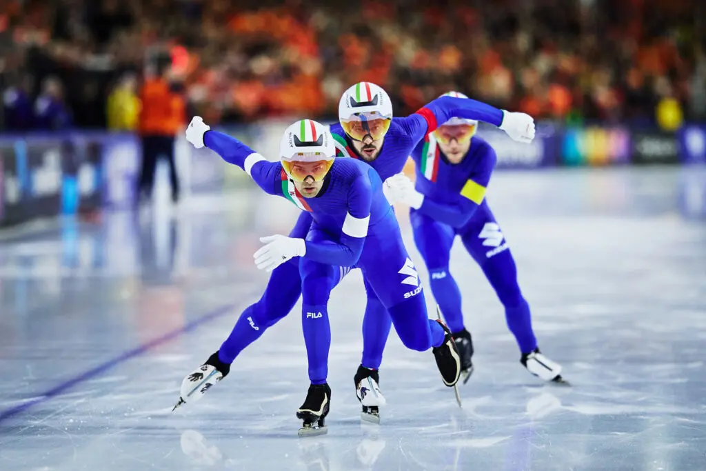 Giovannini, Ghiotto e Malfatti Team Pursuit Italia
