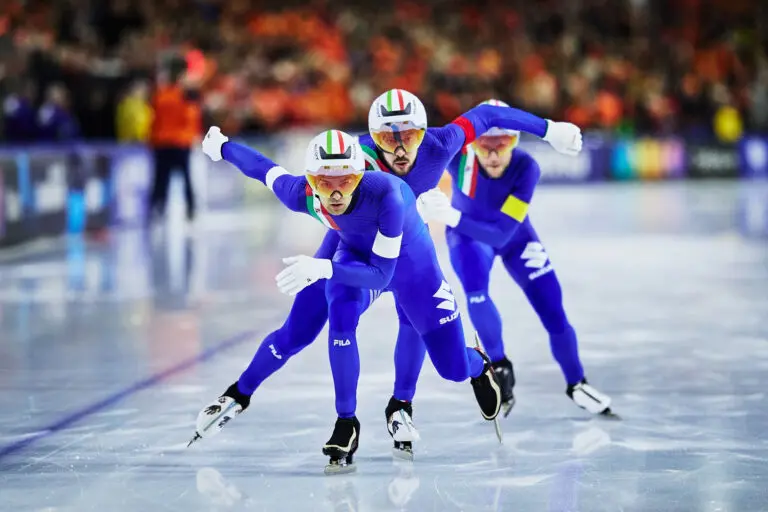 Giovannini, Ghiotto e Malfatti Team Pursuit Italia