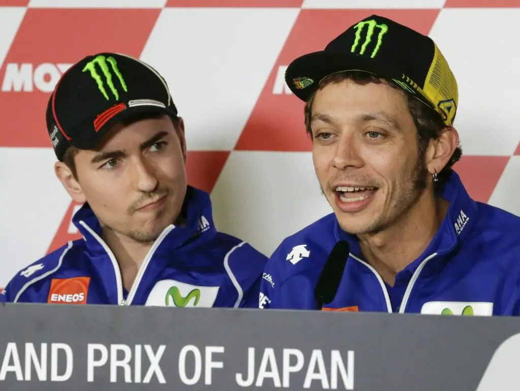 Jorge Lorenzo e Valentino Rossi