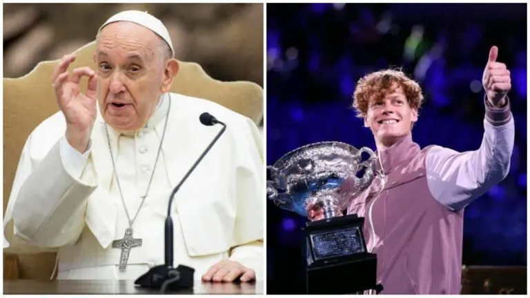 Papa Francesco e Jannik Sinner
