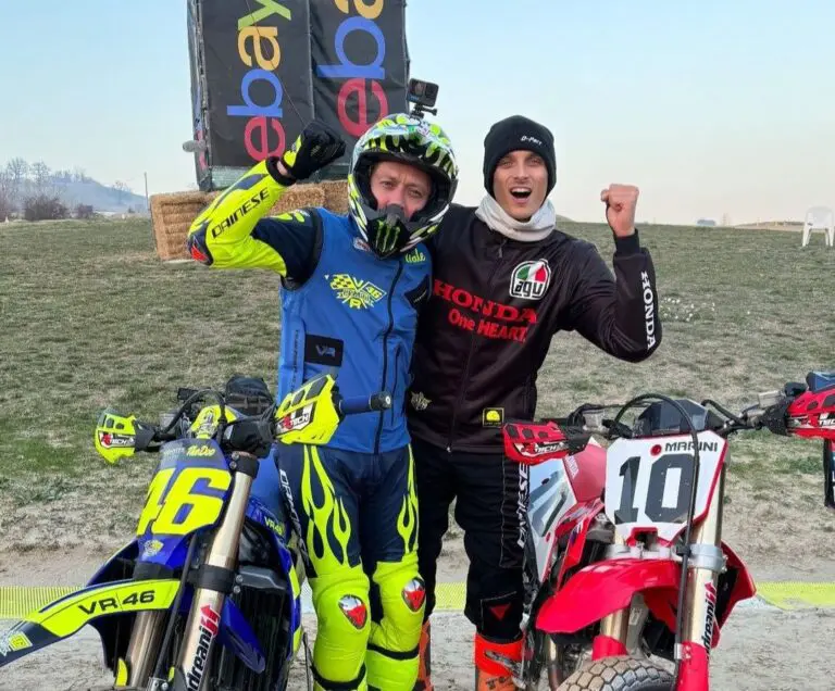Valentino Rossi e Luca Marini