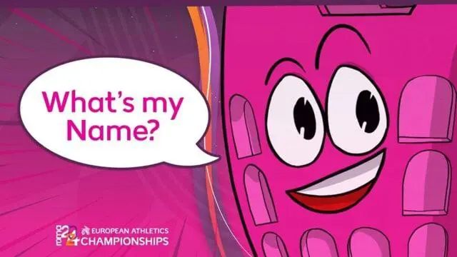 Mascotte Europei Atletica Roma 2024