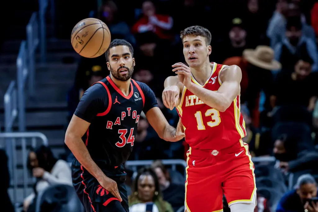 Jontay Porter e Bogdan Bogdanovic