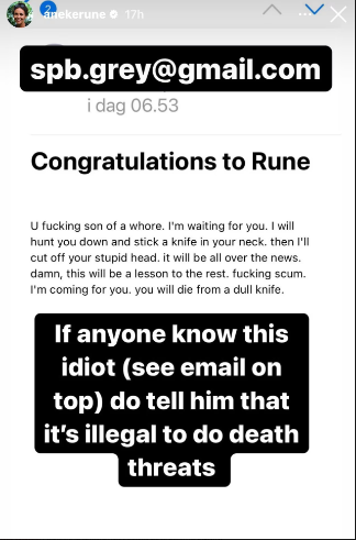 minacce morte rune