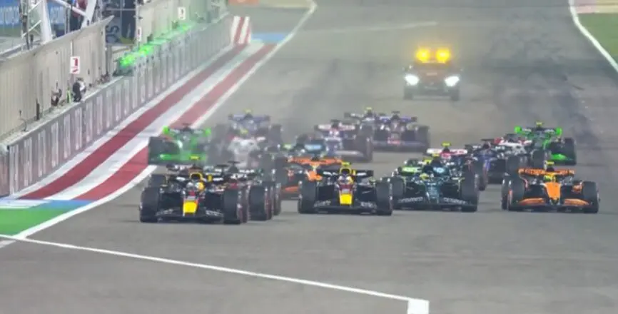 partenza gp bahrain f1